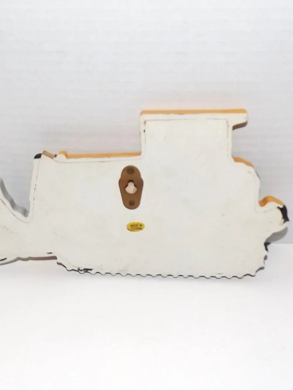 Set of 2 Vintage Home Interior Kids Construction Work Trucks Wall Plaques